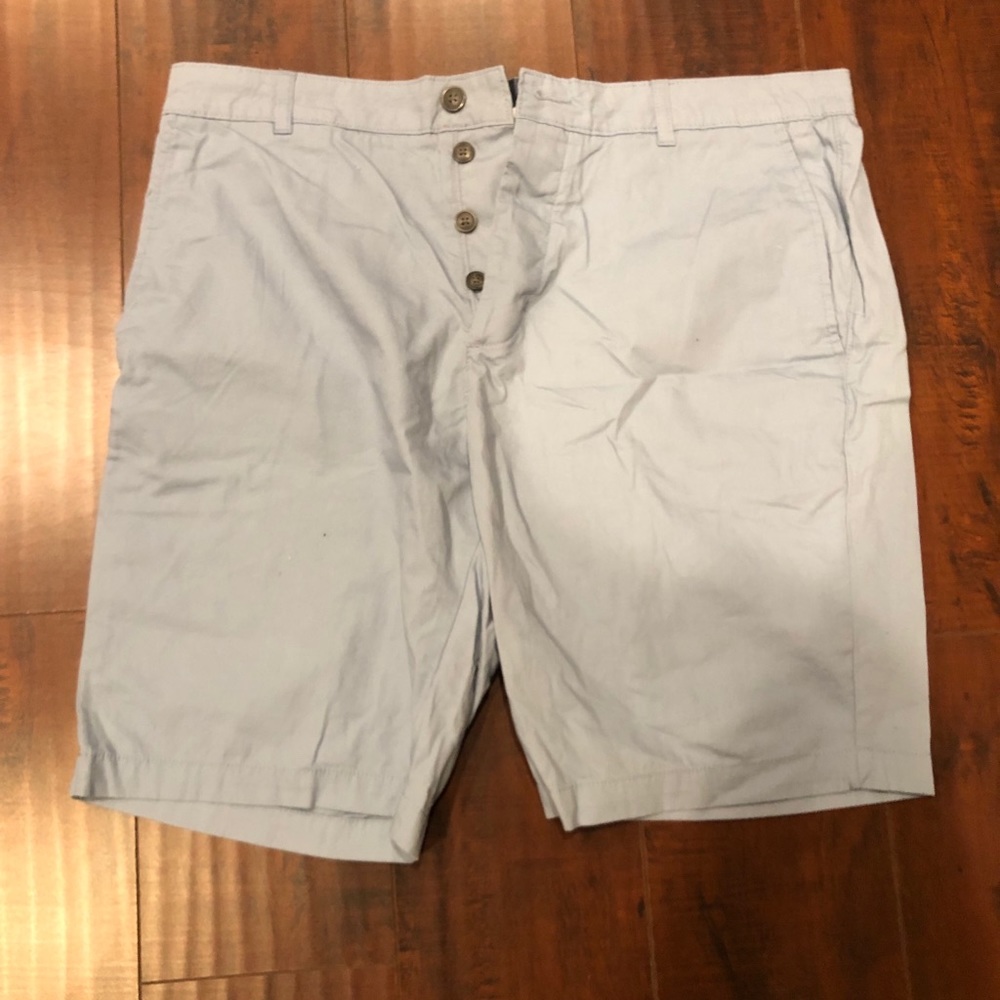H&M light Blue Khaki shorts